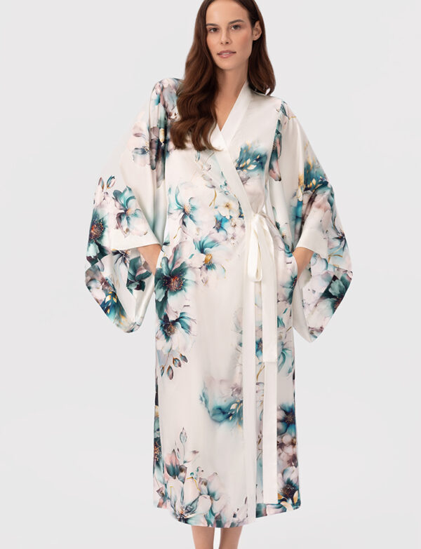 Florelle silkekimono